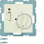 B.Kwadrat Reg. temp. pom. st. zw., el. centr., łącznikiem i diodą, krem