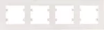 lumina intense Ramka 4-krotna pozioma, biały