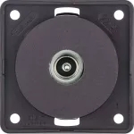 Integro Flow Gniazdo przyłaczeniowe anteny TV, brąz