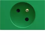 gallery Gniazdo z uziemieniem przelotowe pojedyncze 2P+E 16A 3M zielony