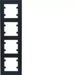 lumina intense Ramka 4-krotna pionowa, czarny