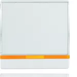 Q.1/Q.3/Q.7 Klawisz z 2 dołącz. socz. i dużym p. opis., biały, aks