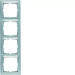 B.Kwadrat Ramka 4-krotna pionowa z polem opisowym, alu, mat