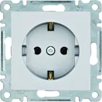 lumina Gniazdo SCHUKO, samozaciski, srebrny
