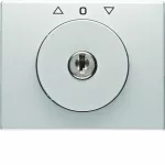 K.5 Płytka czołowa z kluczykiem do łącznika żaluzjowego obrotowego, aluminium