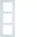 B.7 Ramka 3-krotna, alu/biały mat