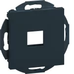 tehalit.WA Płytka centralna Typ10 Keystone 1-krotna ABS bezhalogenowy czarny