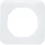 R.1 Ramka 1-krotna, biały, połysk