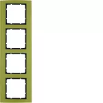 B.3 Ramka 4-krotna, alu, złoty/antracyt