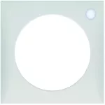 Integro Ramka 1-krotna z soczewką, biały, połysk