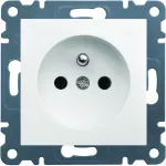 lumina Gniazdo zasilające z uziemieniem, 16A/250VAC, biały