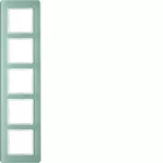 Q.7 Ramka 5-krotna, szkło, biały