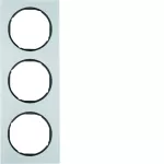 R.3 Ramka 3-krotna, alu/czarny