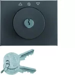 K.1 Płytka czołowa z kluczykiem do łącznika żaluzjowego obr. antracyt mat lakier