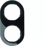 R.classic Ramka 2-krotna, czarny, połysk