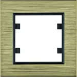 lumina passion Ramka 1-krotna, aluminium mosiądz