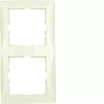 S.1 Ramka 2-krotna, kremowy, połysk