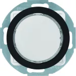 R.x Sygnalizator świetlny LED podświetlenie czerwone/zielone, czarny połysk