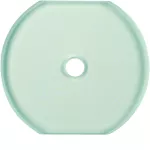 Glasserie Szklana płytka wierzchnia środkowa do łącznika obrotowego, jasny