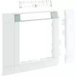 tehalit.WA Maskownica 80mm 1-krotna 50x50mm pole opisowe PC-ABS bezhalog biały