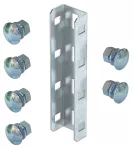 VUS 3 FT Łącznik wieszaka U wraz ze śrubami płask.-okr.