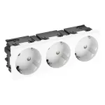 STD-D3SC RW3 Gniazdo 33°, potrójne uziemieniem ochor., Connect 45