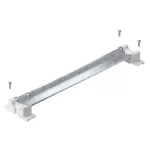 2069 X25 FS Szyna kołpakowa ze wspornikami i śrubami