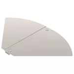 RBD W 400 A4 Pokrywa łuku regulowanwgo do koryt kablowych
