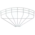 GRB 90 110 FT Łuk 90° korytka siatkowego