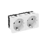 STD-D0 RW2 Gniazdo 0°, podwójne z uziemieniem ochornnym
