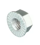 KM M8 A2 Nakrętka z kołnierzem ząbkowanym