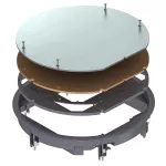 ZESR9-2 U12T7011 Kaseta rewizyjna do uniwersalnego montażu