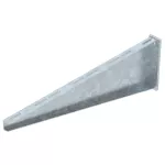 AW 80 81 FT Wysięgnik ścienny z przyspawaną głowicą