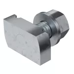 MS41HB M12x30 ZL Śruba z łbem młoteczkowym do szyny profil MS4121/4141