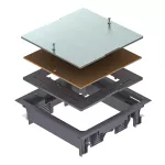 ZES4-2 U10T 7011 Kaseta rewizyjna do uniwersalnego montażu