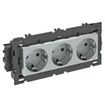 STD-D0C8 AL3 Gniazdo 0°, potrójne Connect 80 Connect 80