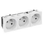 STD-F3 RW3 Gniazdo 33°, potrójne z bolcem uziemiającym