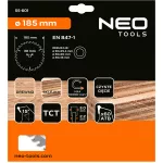 Tarcza do pilarki, widiowa, 185 x 30 mm, 60 zębów