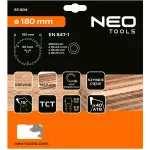 Tarcza do pilarki, widiowa, 180 x 30 mm, 40 zębów