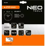 Tarcza do pilarki, widiowa, 210 x 30 mm, 100 zębów, do aluminium