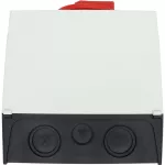 T5B-3-8342/I4/SVB Rozłącznik główny, 6 bieg., 63 A, 90 °, w obudowie IP65, pokrętło czerwono-żółte z blokadą na kłódkę