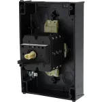 T5B-3-8342/I4/SVB Rozłącznik główny, 6 bieg., 63 A, 90 °, w obudowie IP65, pokrętło czerwono-żółte z blokadą na kłódkę