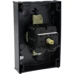 T5B-3-8342/I4/SVB Rozłącznik główny, 6 bieg., 63 A, 90 °, w obudowie IP65, pokrętło czerwono-żółte z blokadą na kłódkę