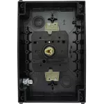 T5B-3-8342/I4/SVB Rozłącznik główny, 6 bieg., 63 A, 90 °, w obudowie IP65, pokrętło czerwono-żółte z blokadą na kłódkę