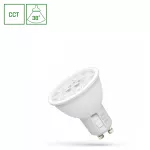 LED GU10 230V 3/5/7W CCT 38ST z soczewką SPECTRUM