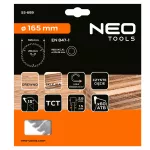 Tarcza do pilarki, zagłębiarki, widiowa, 165 x 1.5 x 2.6 x 20 mm, 60 zębów