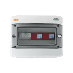 Rozdzielnica przyłączeniowa DC z ogranicznikiem przepięć Dehn 1000V typu 1+2, 2x łańcuch PV, 2x MPPT, 4x gPV 25A