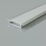Profil Aluminiowy do paska LED na wpuszczany / 2000x40x10mm / Kolor: Aluminium