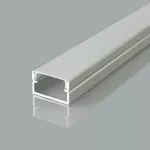 Profil Aluminiowy do paska LED na powierzchniowy / 2000x17x10mm / Kolor: Aluminium