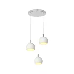 3x10W Dekoracyjna lampa sufitowa LED / Barwa: 3000K / Obudowa: Biała